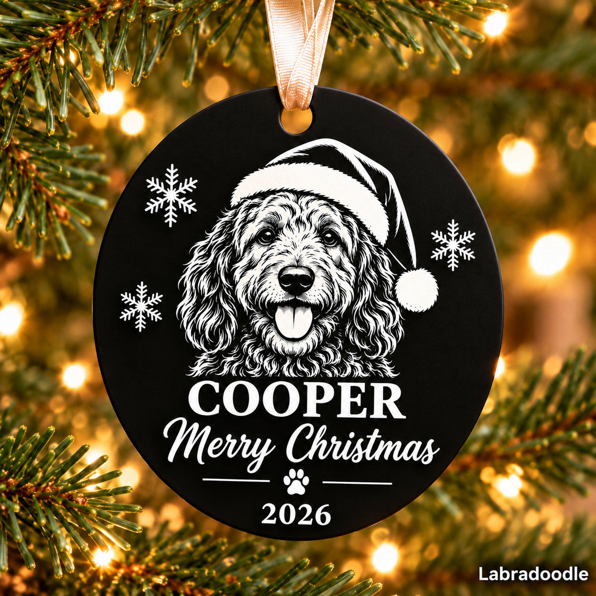 labradoodle ornament — photo 3