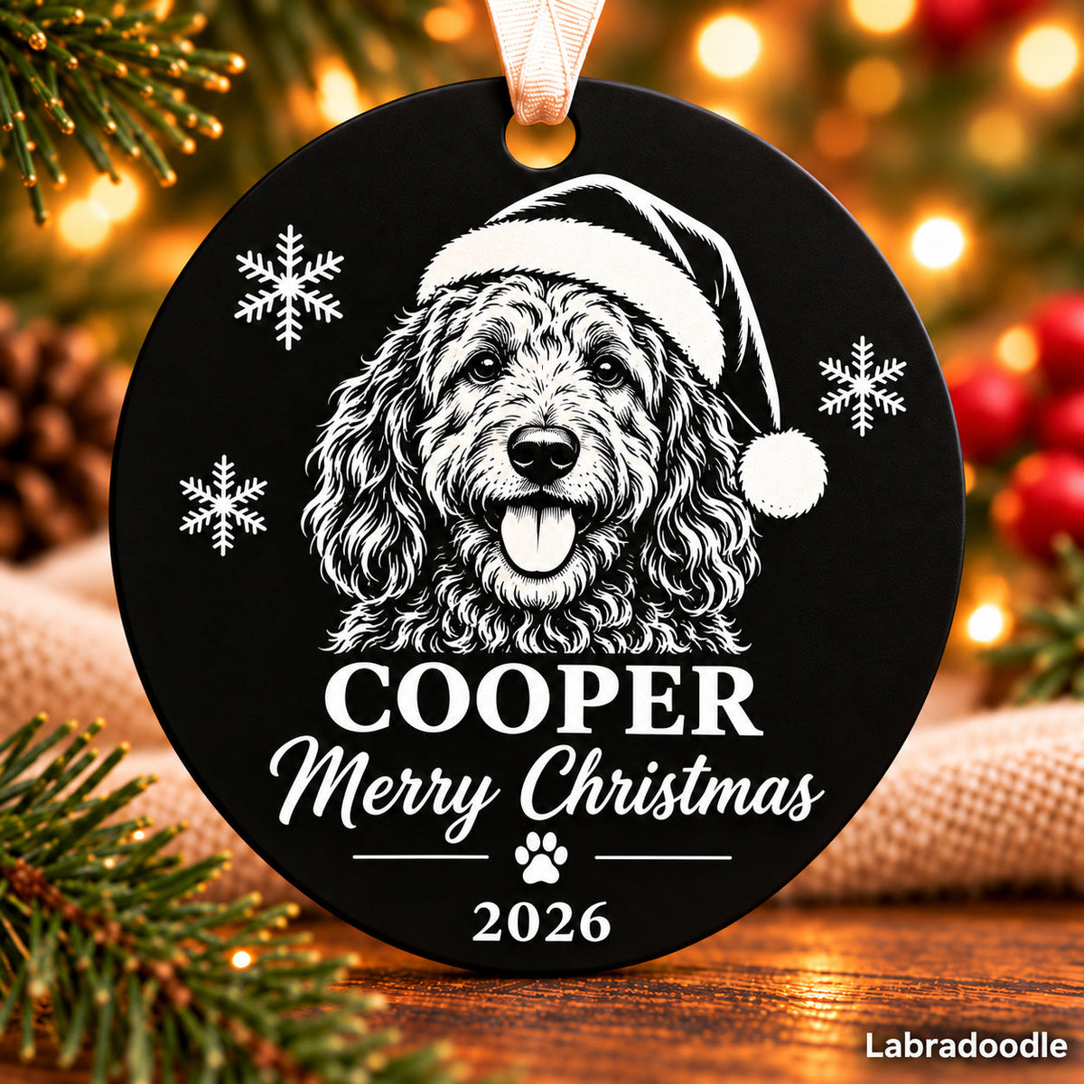 labradoodle ornament — photo 1
