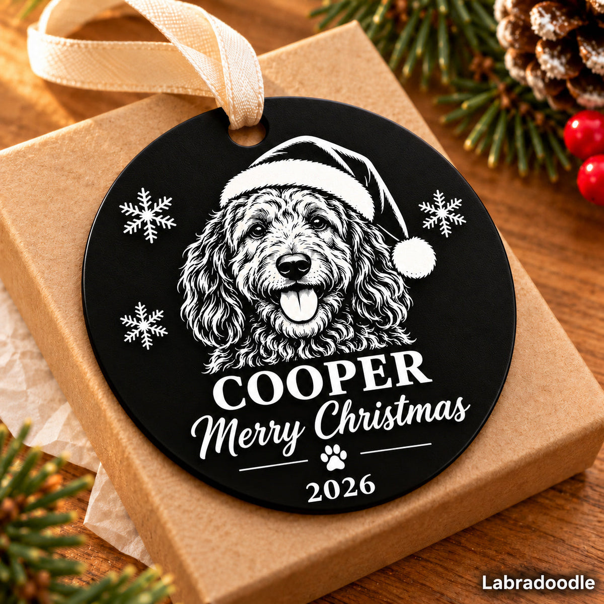 labradoodle ornament — photo 2