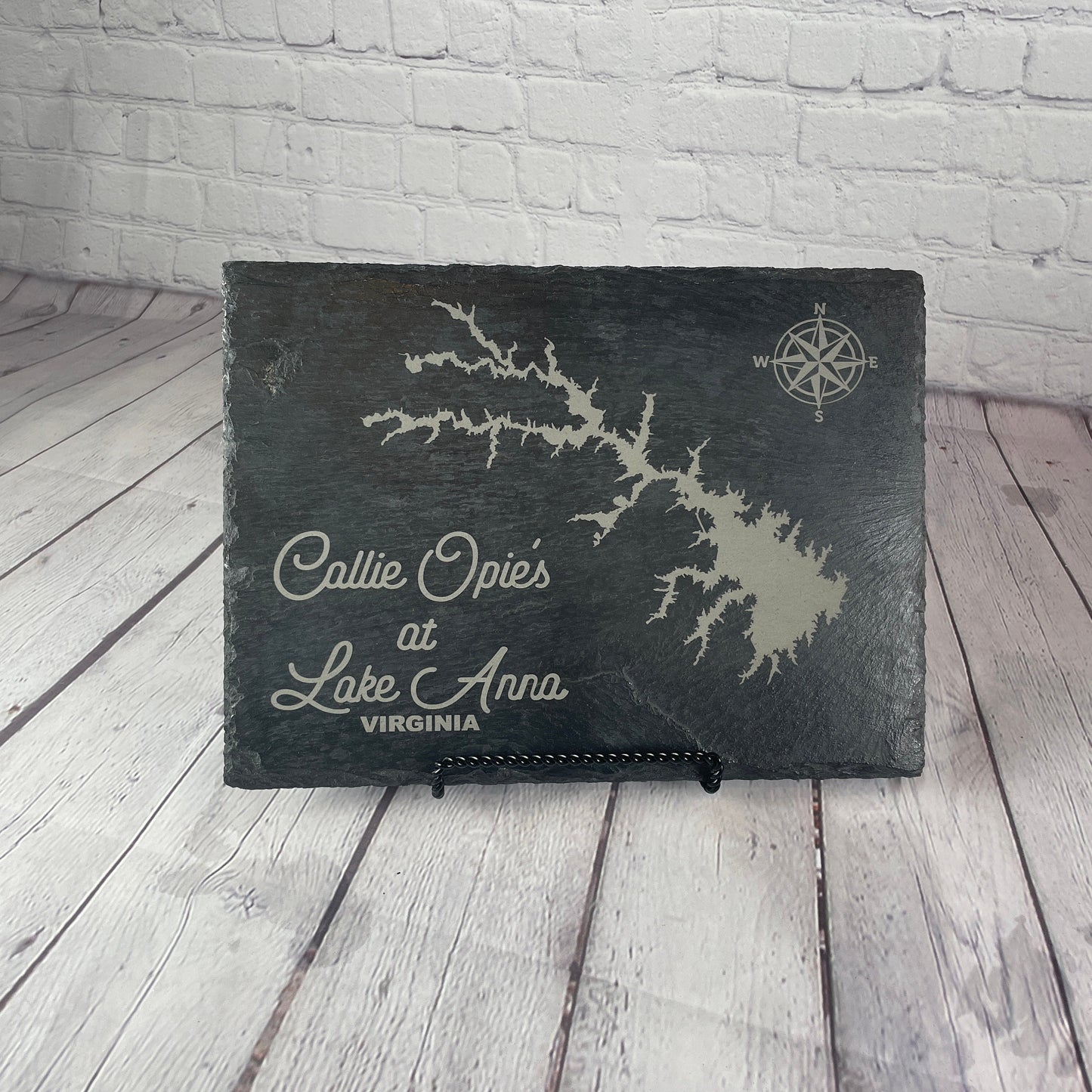 Lake Anna Va | Slate Cutting Board | Laser Engraved Cutting Board | Personalized Cutting Board