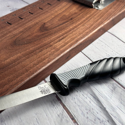 Fish Fillet Cutting Board and Fishing Knife | Fillet Board | Fillet Knife