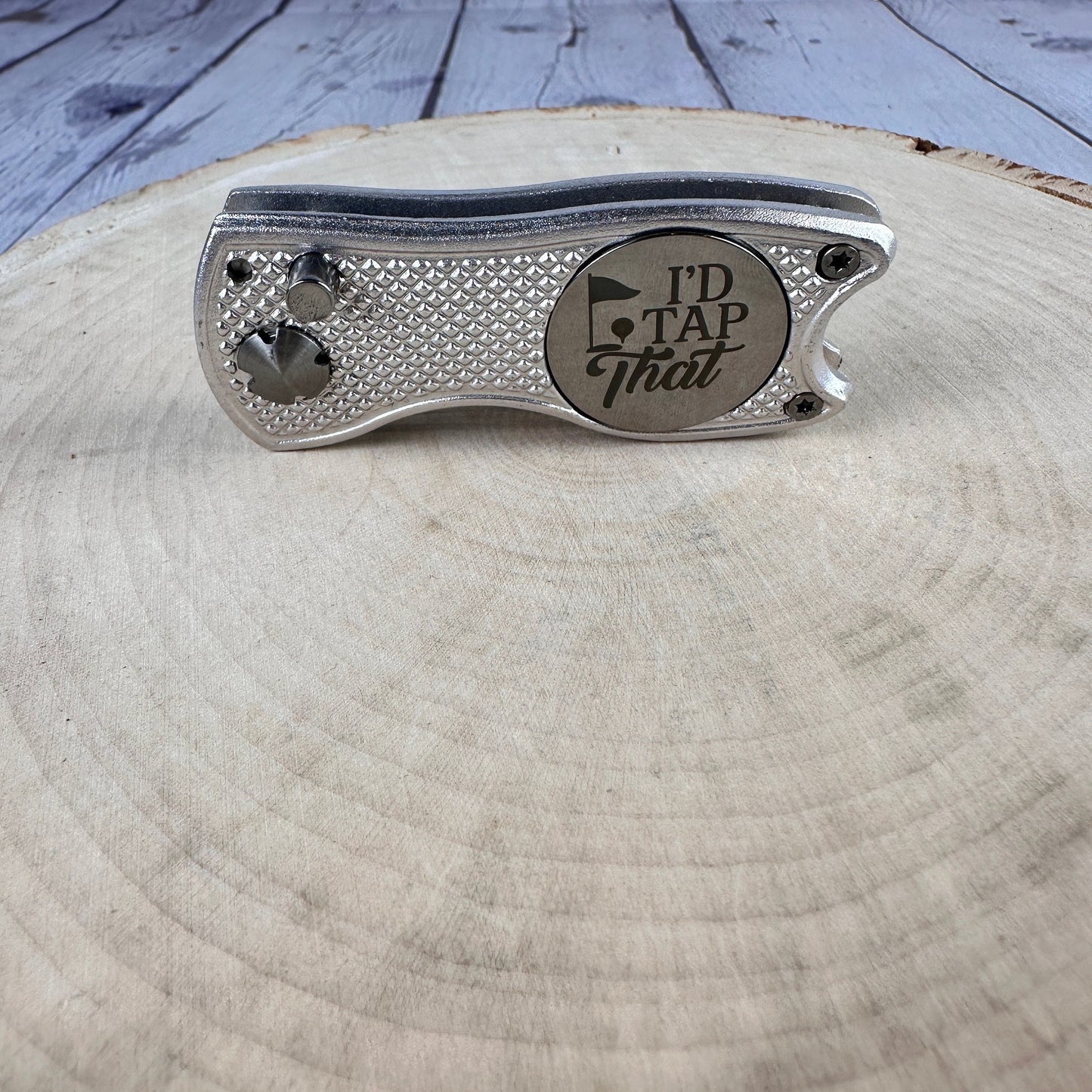 Personalized Gifts for Him Retractable Divot Tool | Golf Divot Tool with Ball Marker Golfer Gifts for Men Funny | Birthday Gifts for Dad