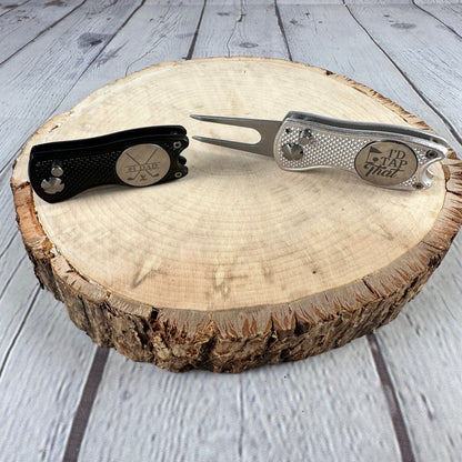 Personalized Gifts for Him Retractable Divot Tool | Golf Divot Tool with Ball Marker Golfer Gifts for Men Funny | Birthday Gifts for Dad