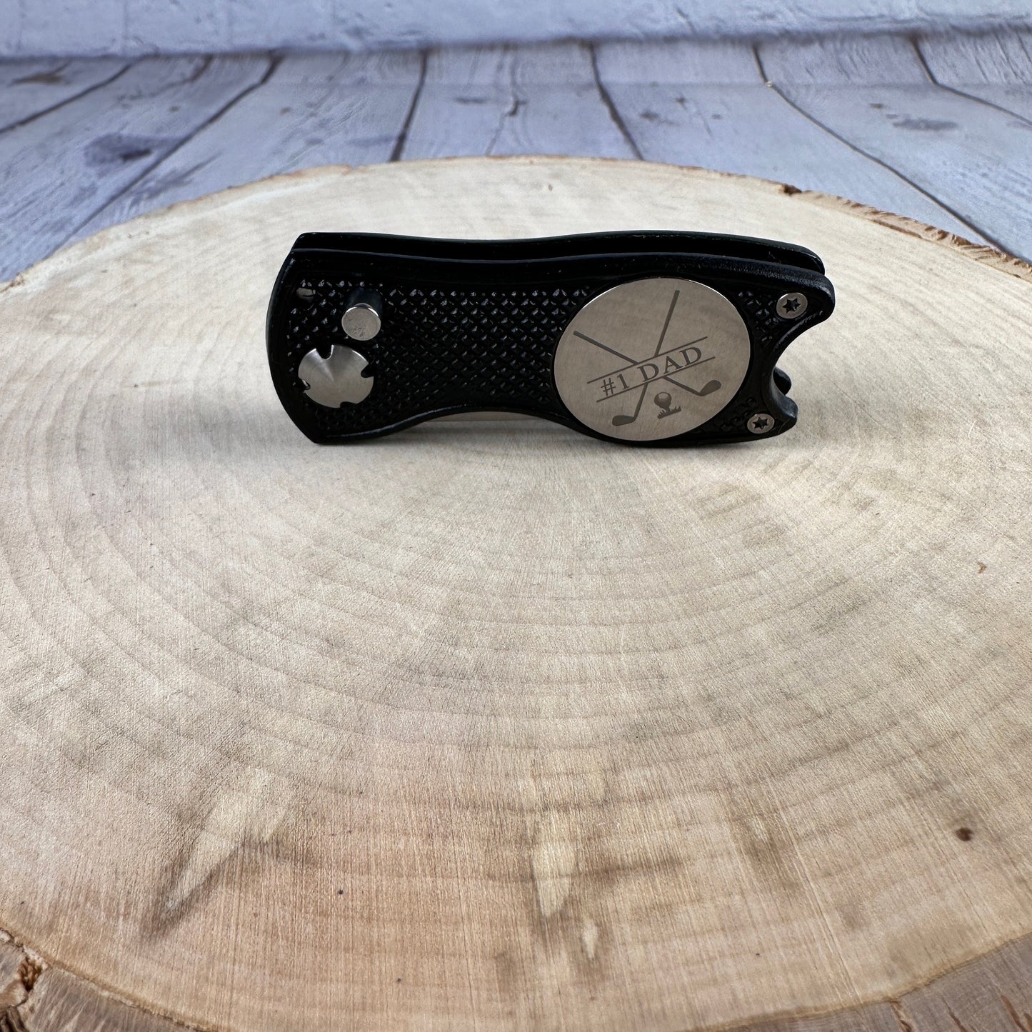 Personalized Gifts for Him Retractable Divot Tool | Golf Divot Tool with Ball Marker Golfer Gifts for Men Funny | Birthday Gifts for Dad