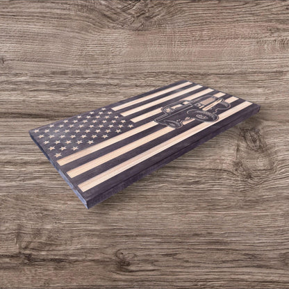 Ford Truck Wooden American Flag | Ford Flag | Ford American Flag | Custom American Flag